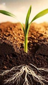 How Wheat Sprouts in Soil | Fast & Simple Germination🌱 |#shorts #timelapse