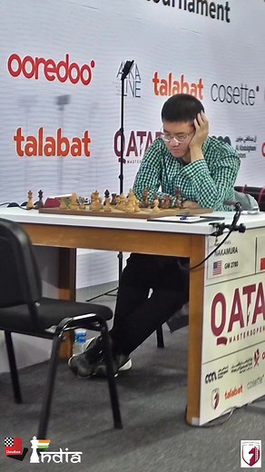 Sigma Hikaru Nakamura! Video: ChessBase India #Chess #ChessBaseIndia #magnuscarlsen #Qatarchess #magnus #hikarunakamura #worldchampionship #chessgame #shorts #chessgame #chessshorts | ChessBase India