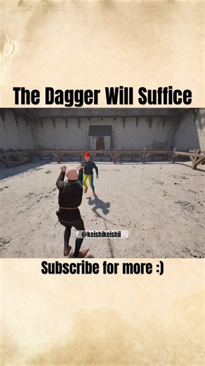 The Dagger Will Suffice | Half Sword Demo