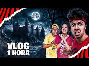 24 HORAS EM UM CASTELO COM A EMILLY VICK, LEOZINHO, RAFA E LUIZ! (VLOG DE 1 HORA)