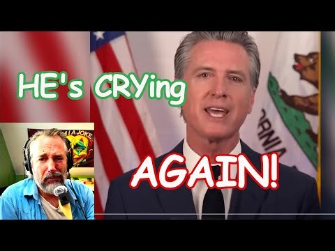 Gavin is CRYING AGAIN - someone get him a security blanket!