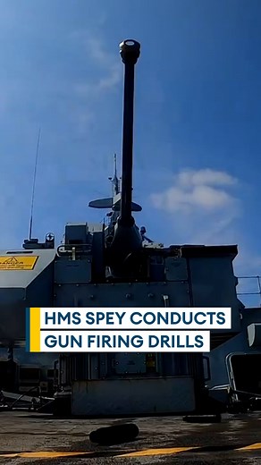 90K views · 544 reactions | HMS Spey has been conducting gun firing drills in the Indo-Pacific The crew have been carrying out a target practice exercise. The Royal Navy patrol vessel is on a long-term deployment to the region  Watch here ⬆️ #RoyalNavy #Navy #sailors #troops #personnel #firing #drills #exercise #training #IndoPacific #IndoPacificRegion #military #Britishmilitary #HMSSpey #Spey #boat #vessel #ship #forcesnews #news #journalism | Forces News | Facebook