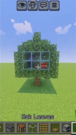 "Minecraft Small Tree House Build" ☠️
