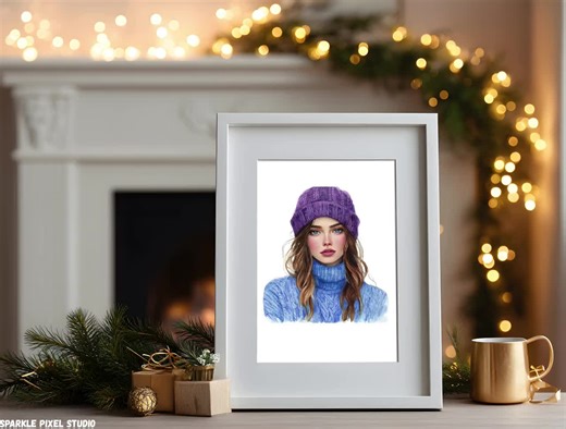 Cozy Winter PNG Bundle: Girly Graphics, Holiday Clipart (digital Download) - Etsy