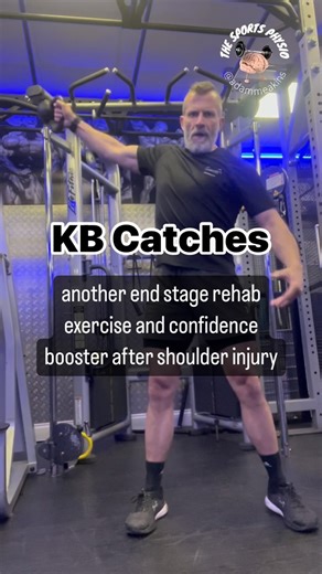 👌KB CATCHES👌 After my last demo using Cable Catches here’s another way to build confidence of your shoulder joint at end of ranges at higher speeds and intensity KB swings can be done in a number of ways but the idea here is to use your other limb to accelerate or decelerate the KB that your other limb is holding And just like my last video im sure this will create some ‘interesting’ comments and a few ‘bellends’ will say they are useless, dangerous and try to claim thing that I’ve not said… s