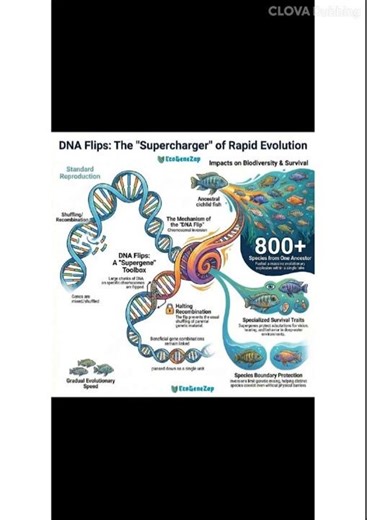 [진화론]진화속도에 영향을 주는 역위 돌연변이 #education #evolution#science