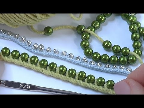 SUPER CORD with BEADS or seed beads/So you haven't crocheted yet