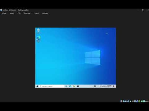 Tutorial menginstal windows 10 dan linux di virtual box