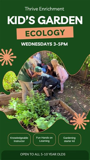 Kid's Garden Ecology Class