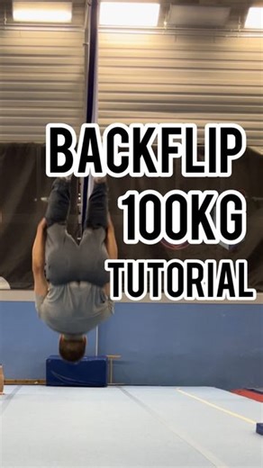 Oleksandr Ohurtsov on Instagram: "How to do backflip? Anyone weighing around 100kg can take 4-6 steps easily. Just warm up and practice, no risk involved. 💪 The full backflip tutorial is in my course! Drop a ‘flip’ in the comments or DM me to get started. 🌀"