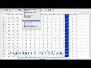 Rank Cases (or Ntiles)