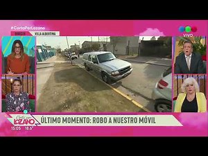 Robo en vivo al móvil de Telefe - Cortá por Lozano (15/6/22)