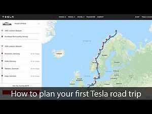 Driving a Tesla 101: Planning a road trip - part 1