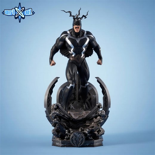 Black Bolt 1:6 Scale STL File – Sonic Power King Statue – Resin 3D Print Model - Etsy