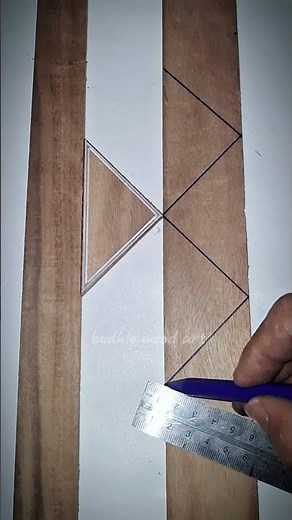 How to Make a 3D Geometric Wood Inlay | Easy Woodworking Hack #tipsandtricks