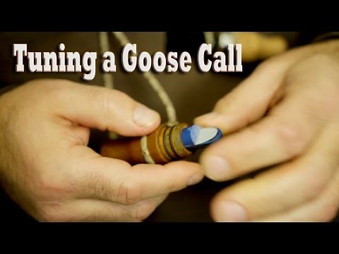 How to Tune / Retune a Goose Call for waterfowl hunting ducks and geese