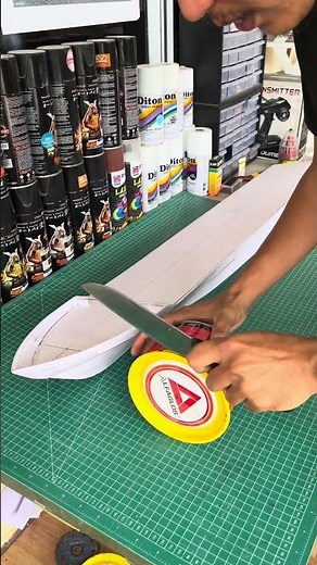 Alfagloss putty for rc boat body #diyrcboat #rcboatbatam