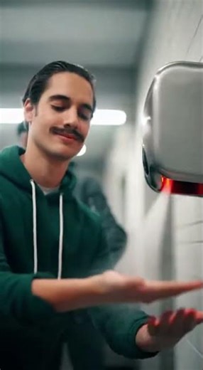 Epic Hand Dryer Fail | Hilarious Bathroom Comedy Clip