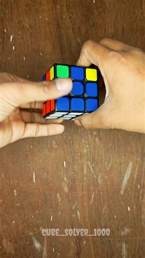 How To Combine The Colours Of The Last Layer Of Rubik's Cube Using This Simple Trick 🤯| #rubikscube