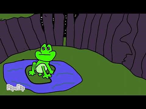 my frog animation ( made on computer )