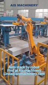 Robotic Palletizing for L Shaped Angle Steel use