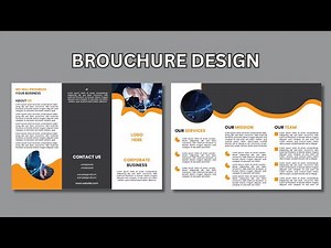brochure design ideas | How to design 3 fold Brochure