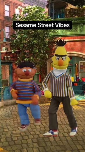 Burt and Ernie got moves!! 💯💯 #sesamestreet #burt #ernie #vibes #fyp