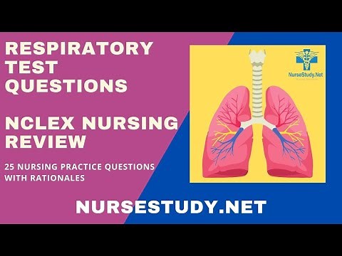 Respiratory Nursing 25 NCLEX Practice Questions with Rationales