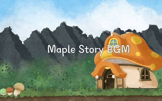 🍄冒险岛（Maple Story）游戏音乐爵士钢琴版 氛围音乐（专注/学习/睡眠/休闲音乐）🔺Jazz Piano Instrumental