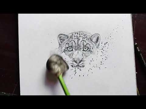 Leopard Easily drawing | Simple pencil Tutorial