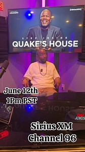 Tune in Today, June 12th Quakes House 1pm PST 4pm EST SIRUIS XM CHANNEL 96...DO SOMETHING DIFFERENT... #quakeshouse #kevinheartstudios #laugh | Wildcat Israel