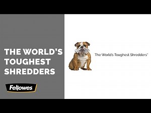 Fellowes - The World's Toughest Shredders