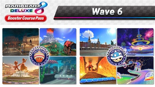 【合集】马里奥赛车8豪华版DLC新增赛道通行证第六弹地图音乐OST合集