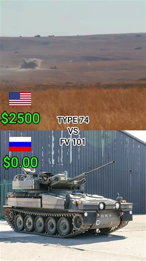 Type 74 🇯🇵 vs FV101 Scorpion 🇬🇧 💥 | Light vs Heavy Tank – Cost Per Shot