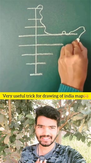 Very useful trick for drawing of india map 🙌 #indiamap #shorts #india #viral #trending #reels #new