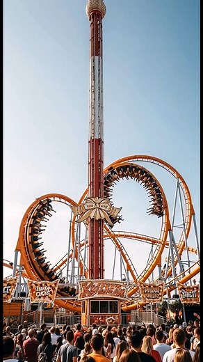 Amusement Park Ride Disaster, Malfunction Leads to Collapse! #disastercollapse #fyp #viral #reels | World Disaster