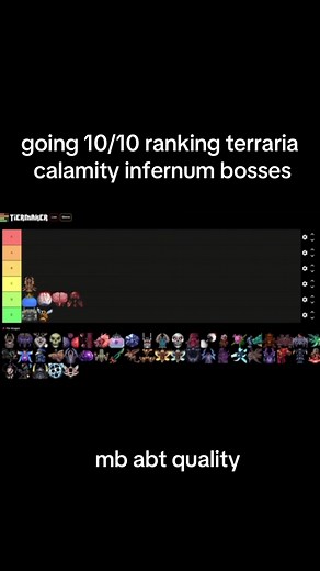 10/10 Ranking of Terraria Calamity Infernum Bosses