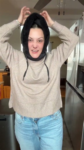 A regular hat won’t cut it this winter! You need a hooded face mask! #hats #hoodedfacemask