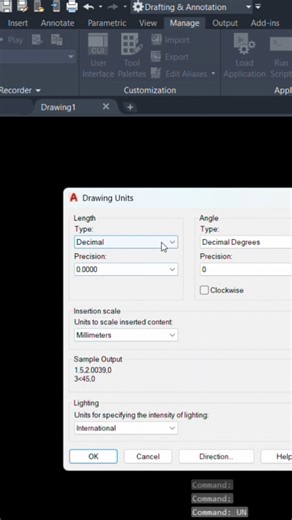 #01 step || UNIT SETUP || AUTOCAD tutorial fot beginners || Autocad 2D drawing ||