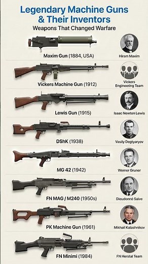 Machine Guns That Changed History 🤯