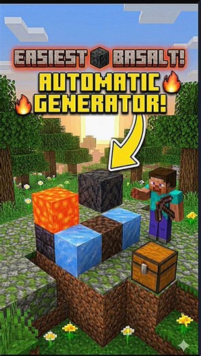 Basalt Generator In Minecraft 🔥