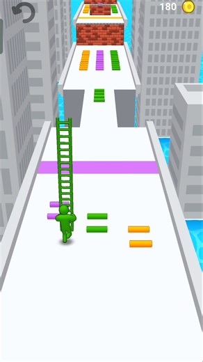 Ladder Master 🪜🔥 Pt-6 | Fun & Satisfying Climbing Game #shorts