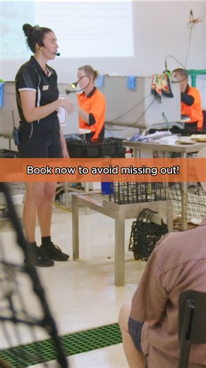 Book a tour of the Willie Creek Pearl Farm! 🌊🐊🦪 Gain a unique insight into the fascinating process of modern pearl farming, from shell to showroom. This experience of a lifetime includes: 🤩 Watch a live pearl harvest! 🦪 Explore the Pearl Nursery. ⛴ Cruise the azure waters of Willie Creek. 🥭Enjoy delicious refreshments. ✨Visit our showroom of exquisite pearl jewellery. Book your tickets now to avoid missing out! | Willie Creek Pearls