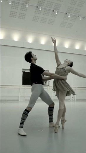 Manon Rehearsals - Reece Clarke and Natalia Osipova