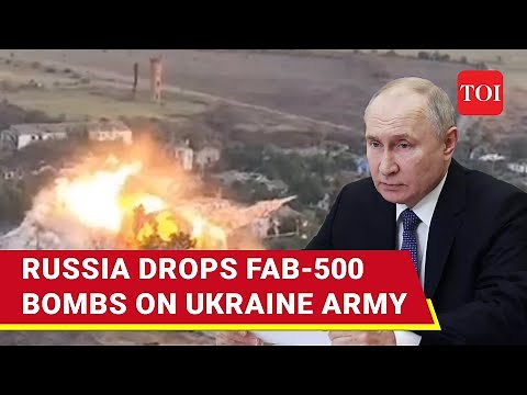 Putin's Forces Blow Up Ukrainian Army's Command Post With FAB-500 Bombs | Watch