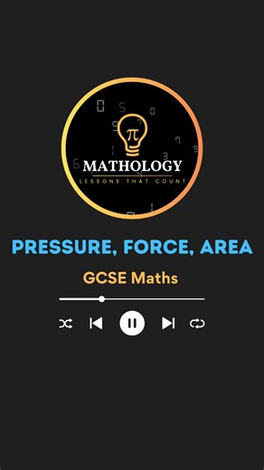 GCSE Maths | Pressure, Force, Area ✅ #maths #education #gcsemaths #studywithme #studyhacks