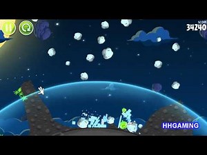 Angry Birds Space - Walkthrough 1-18 3 stars Pig Bang level guide how to get three star levels