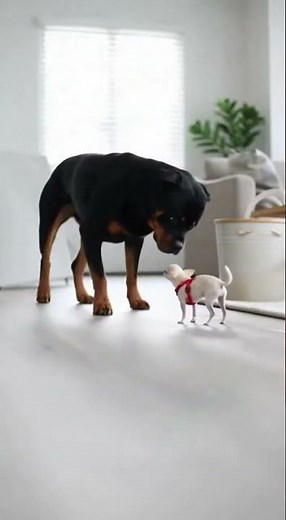 The Rottweiler's Solution to the Annoying Chihuahua #funny #comedy