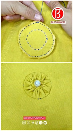 This is how to mend holes in clothes to make them look beautiful