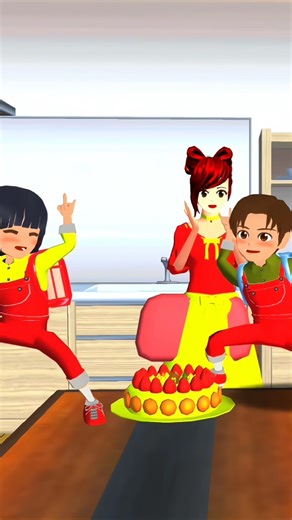 Yuta Mio enjoy delicious cake 🥰🥳||#sakuraschoolsimulator#viralvideo#shortfilm#newupdate#sss#video